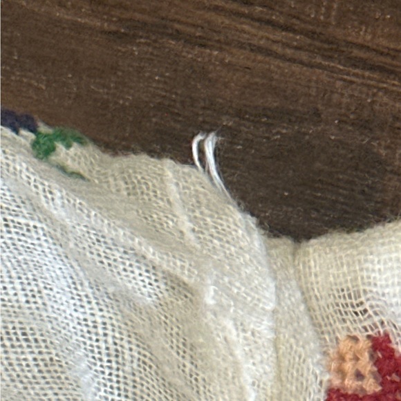 Kimchi Blue Women's Cream & Floral Design Short Sleeve Dress Size M - Picture 12 of 13